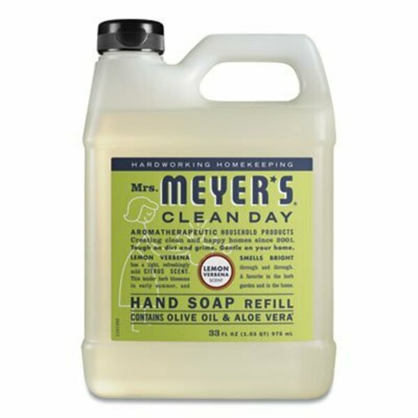Sc Johnson Mrs.Meyers, CLEAN DAY LIQUID HAND SOAP REFILL, LEMON VERBENA, 33 OZ 651327EA